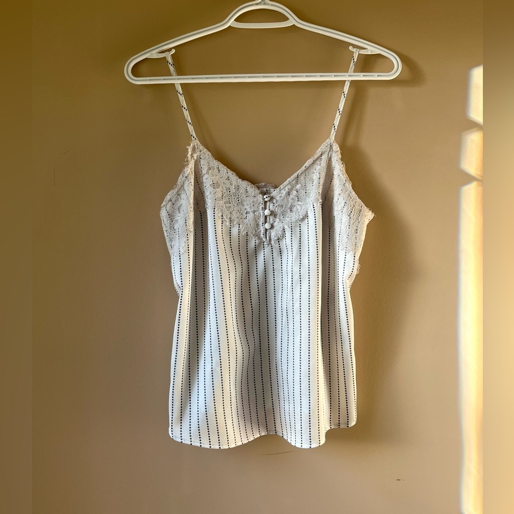 Abercrombie & Fitch Lace Detail Tank